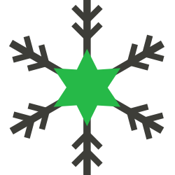 sneeuwvlok icon | Dakisolatie binnenzijde | IsolatieDeal